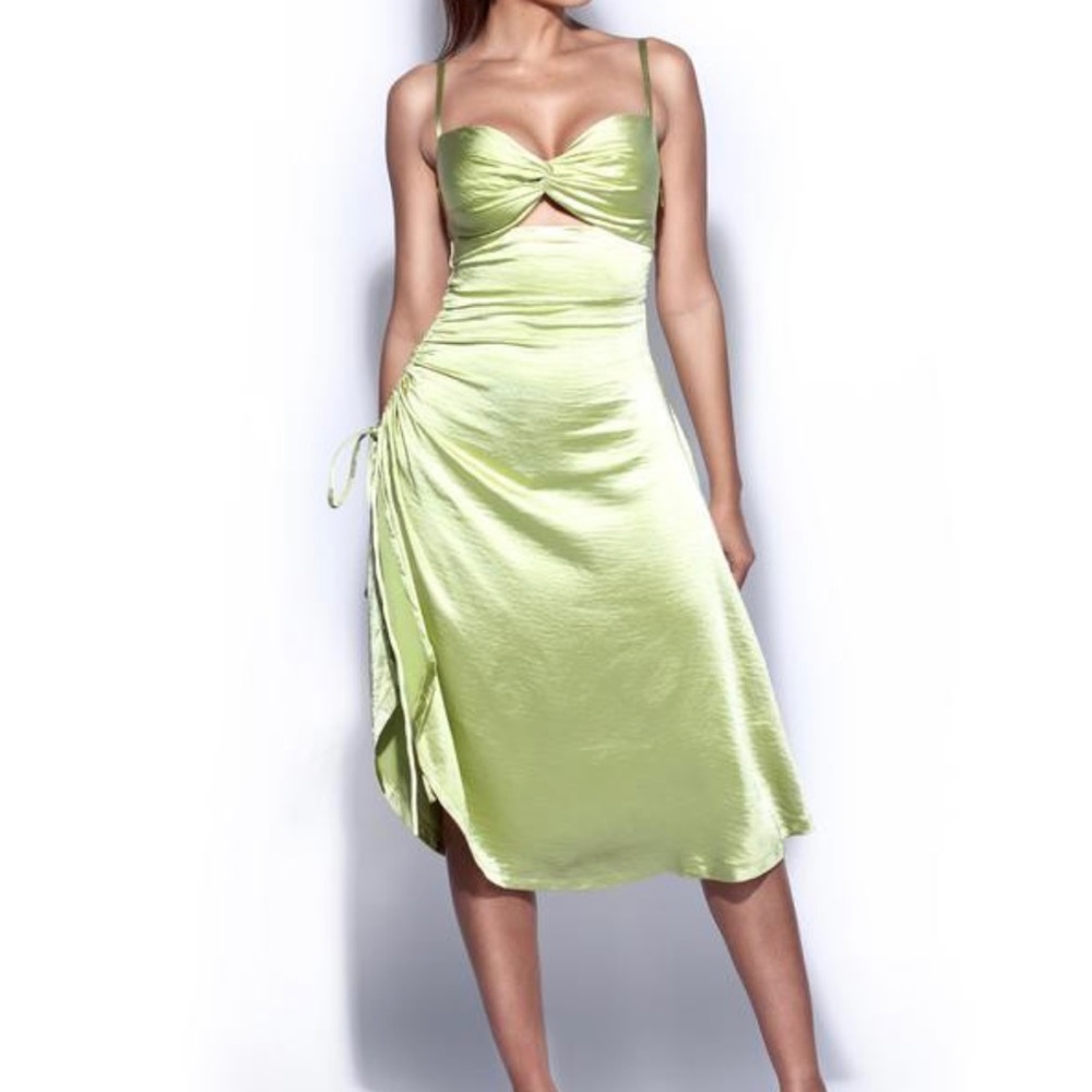 Satin Miss Circle Dress